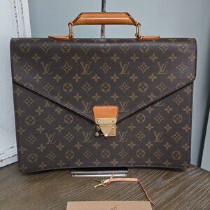 Serviette Conseiller Briefcase Brown Monogram Louis Vuitton